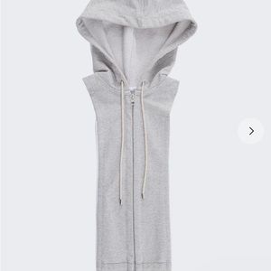 Veronica Beard Gray Hoodie Dickey